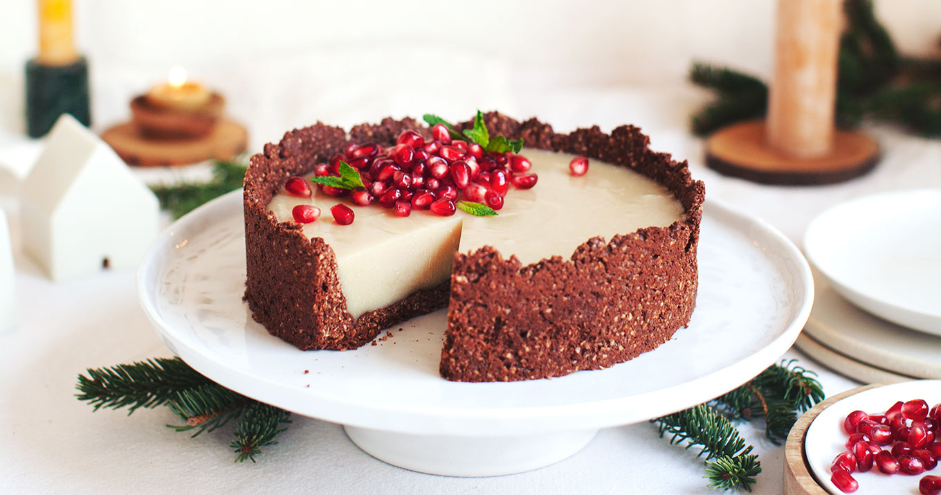 White Chocolate Peppermint Torte